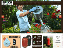 Tablet Screenshot of epochrainbarrels.com